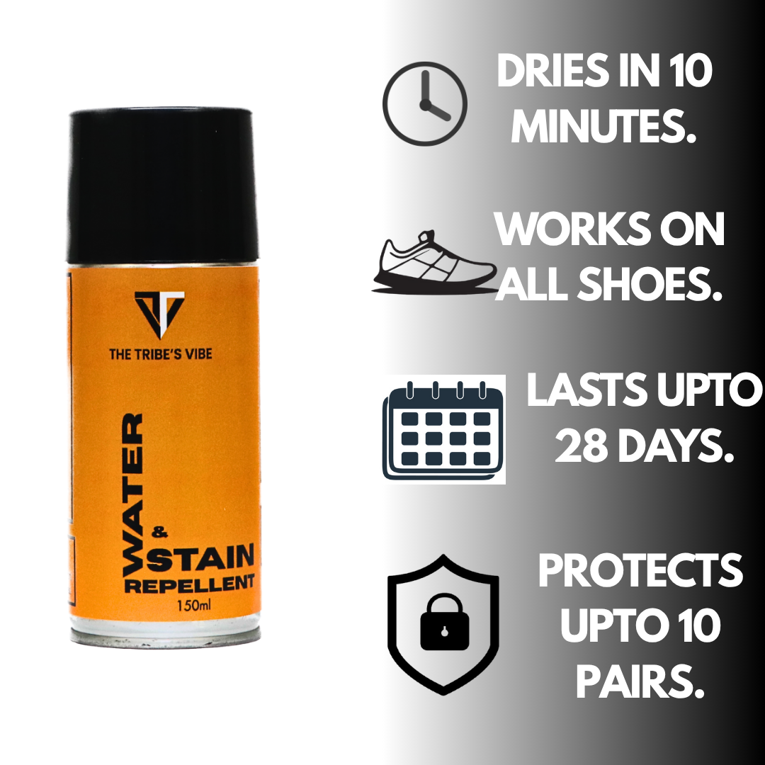 Water & Stain Repellent For Shoes & Sneakers.