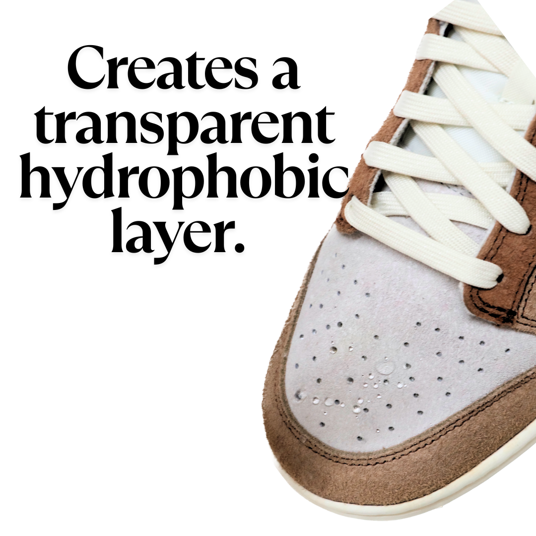 Water & Stain Repellent For Shoes & Sneakers.